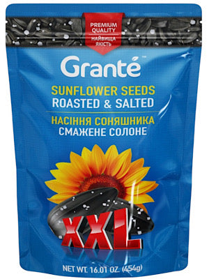 Roasted and Salted Sunflower Seeds - Grante - 454g