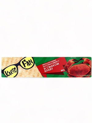 Crab flavor Long Potato Chips - Kartofun - 50g