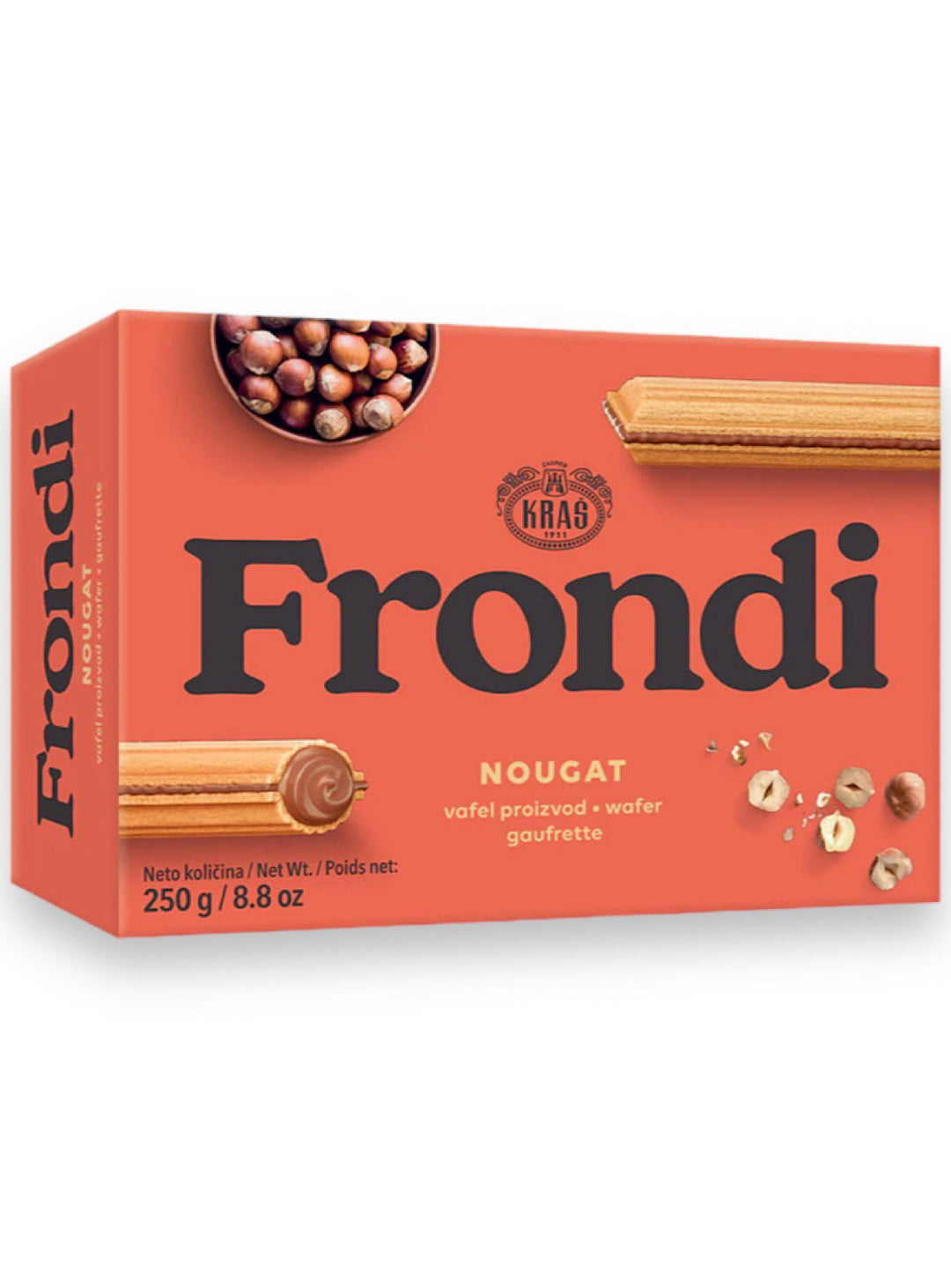 Frondi Max Nougat Wafers - Kras - 250g