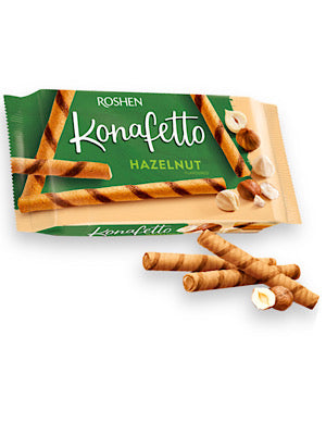 Hazelnut Wafer Rolls Konafetto - Roshen - 140g