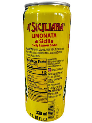 Sicilian Limonata - A’ Siciliana Aranciata- 11.15 oz