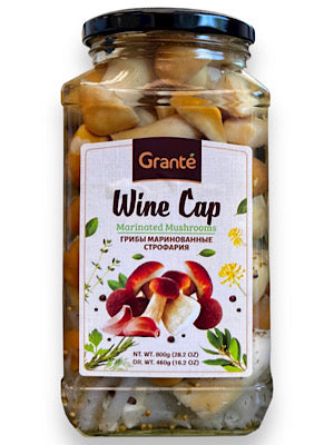 Wine Cap Marinated Mushrooms - Grante - 880 ml