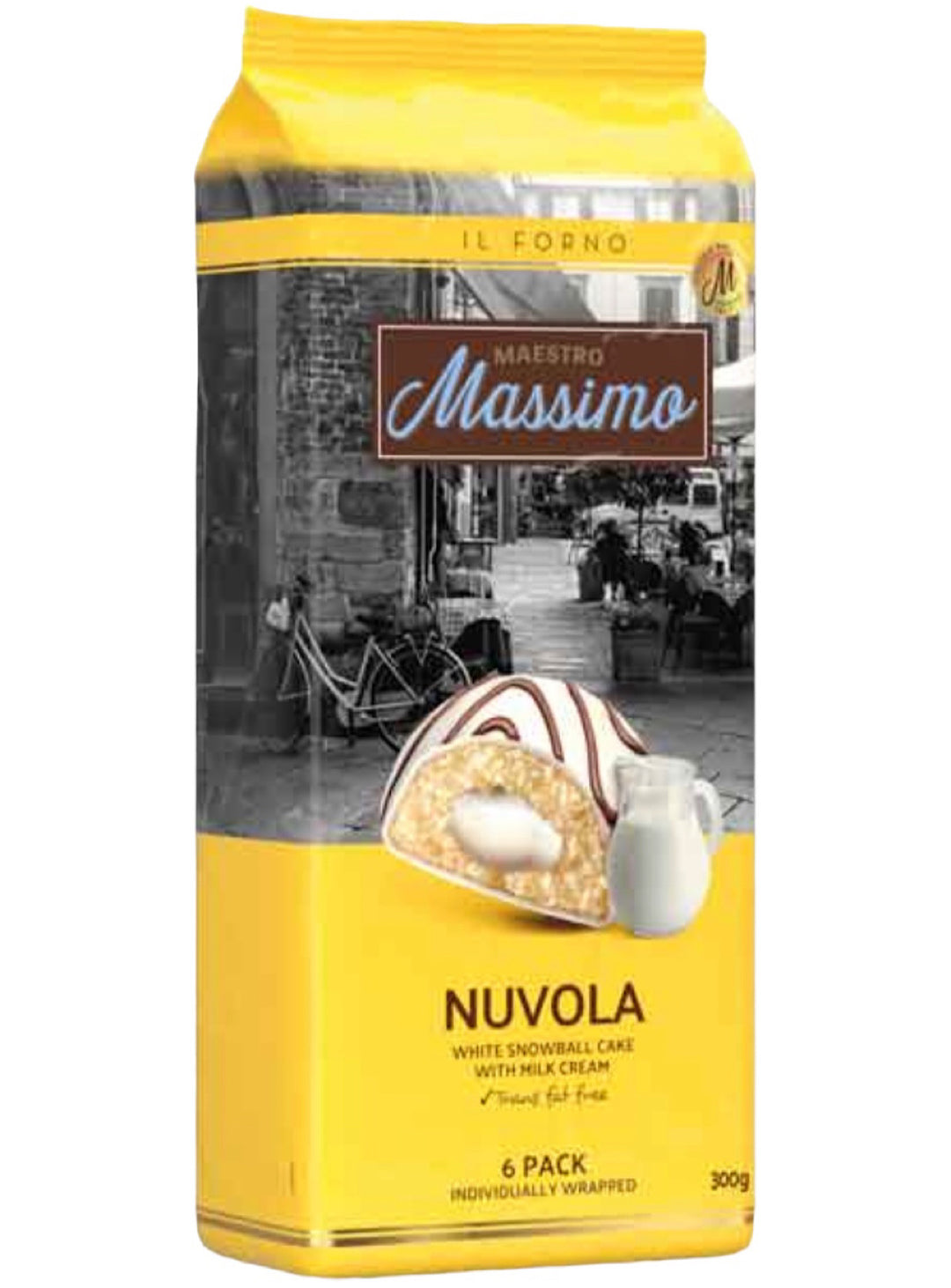 White Snowball Cake Nuvola - Massimo - 10.6 oz 300g