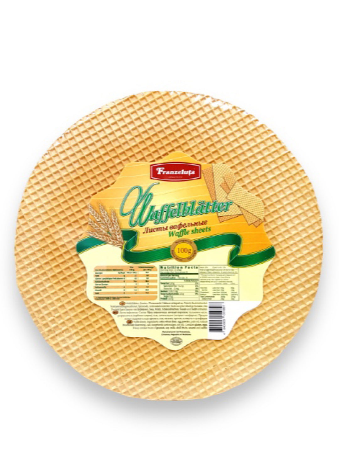 Wafer Sheet - FRANZELUTA- 100G