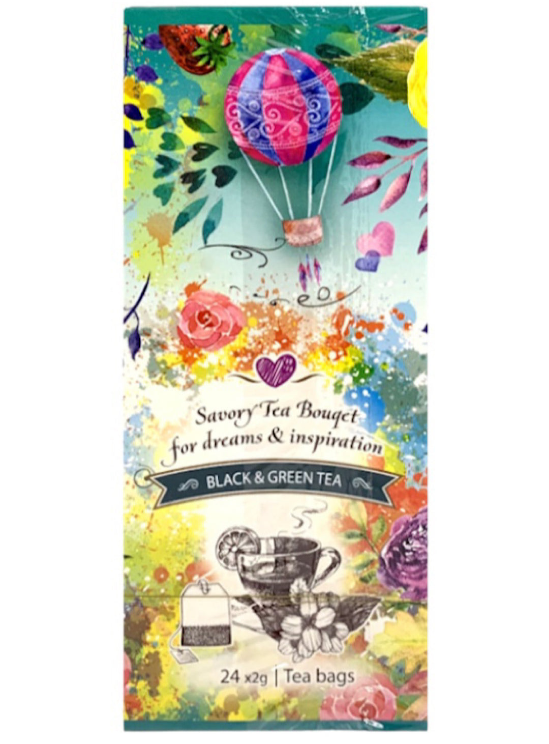 Splashes of Champagne Tea - Lovare - 24 Tea bags