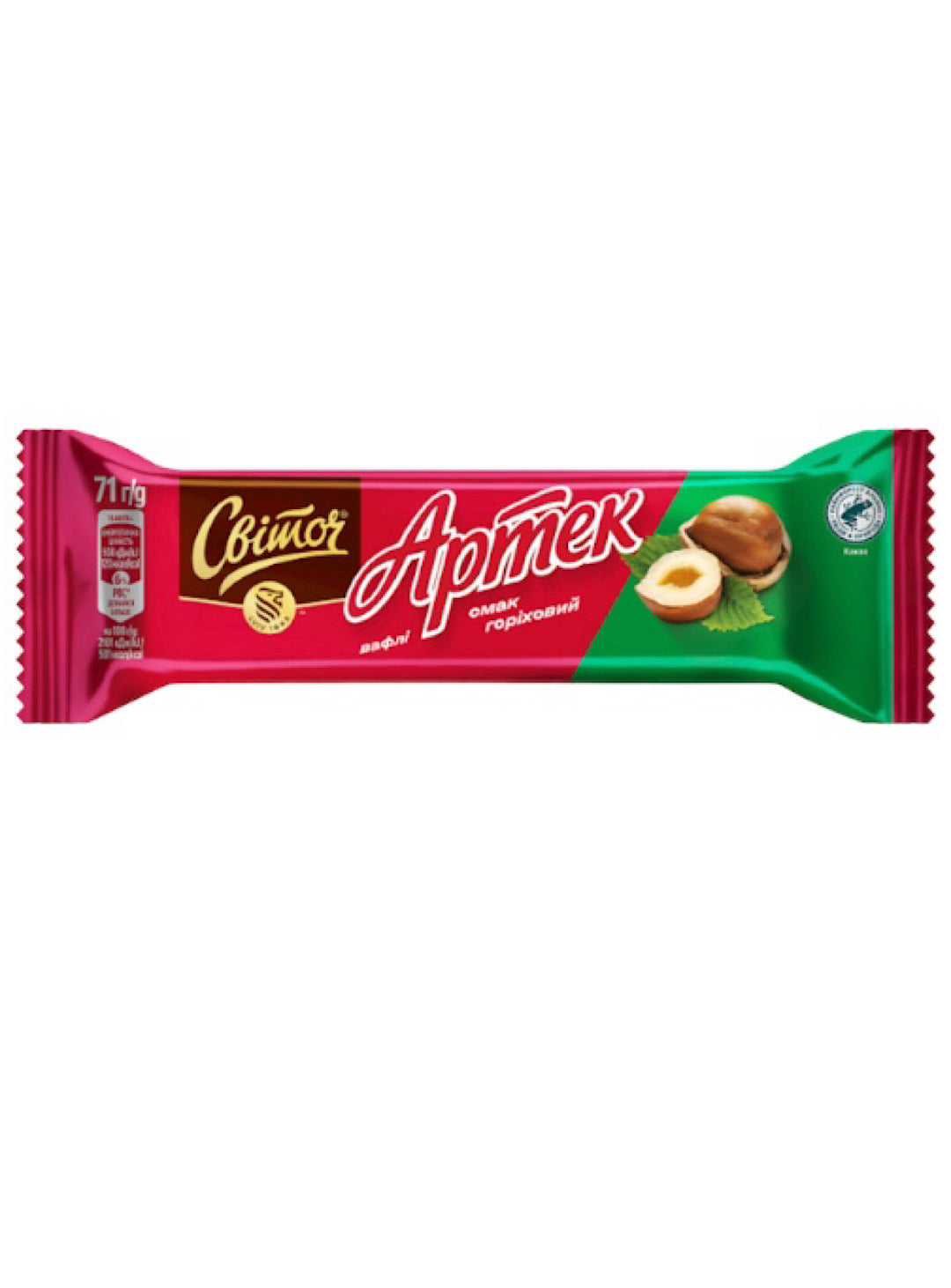 Hazelnut Wafer Svitoch - Artek - 71g