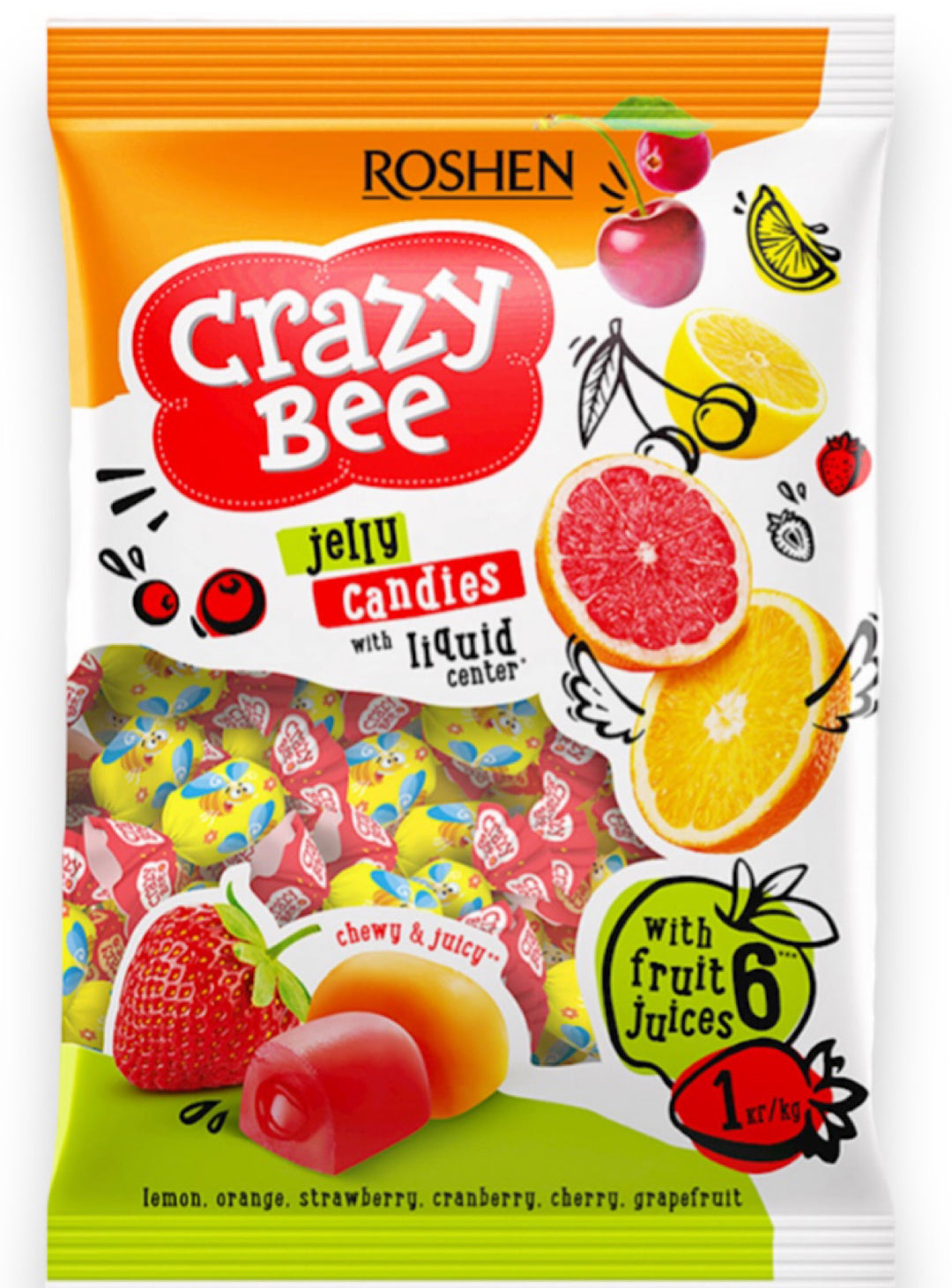 Jelly Candy Crazy Bee - Roshen