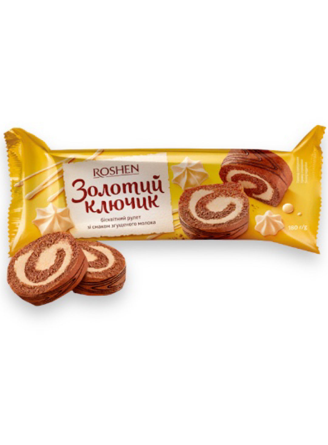 Swiss Roll Golden Key - Roshen - 180g