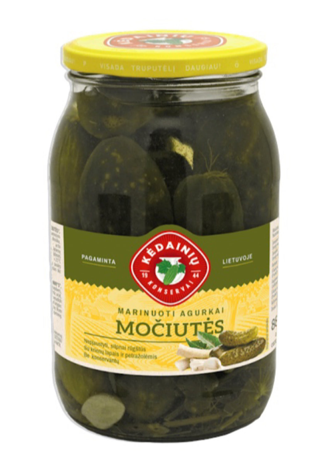 Pickled Cucumbers - Mociutes - 880g