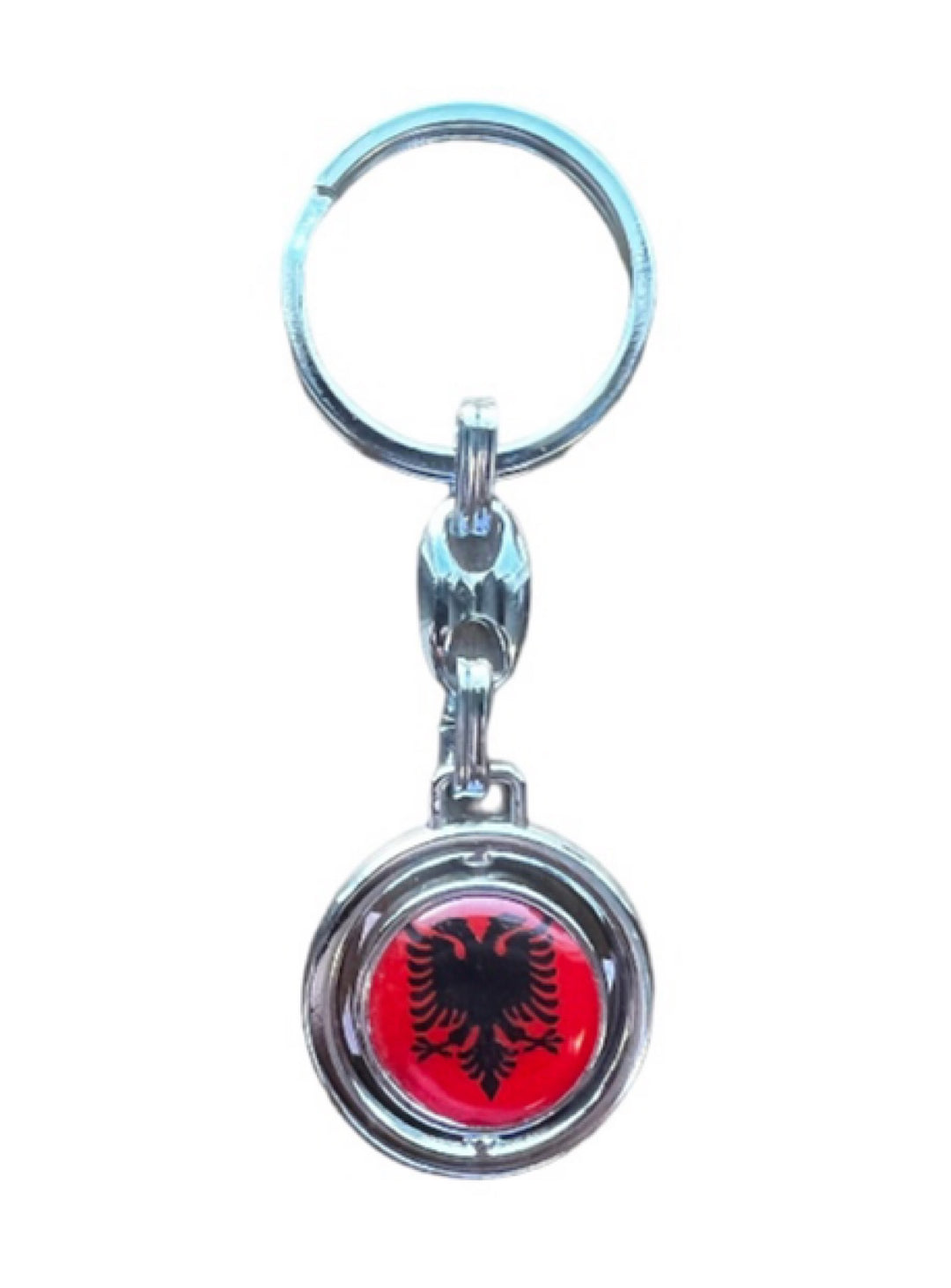 Albanian flag keychain- 200 grams
