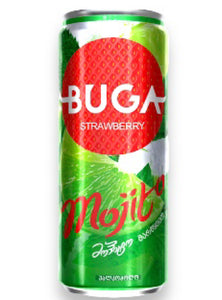 Mohito Soft Drink Strawberry- BUGA - 330ML