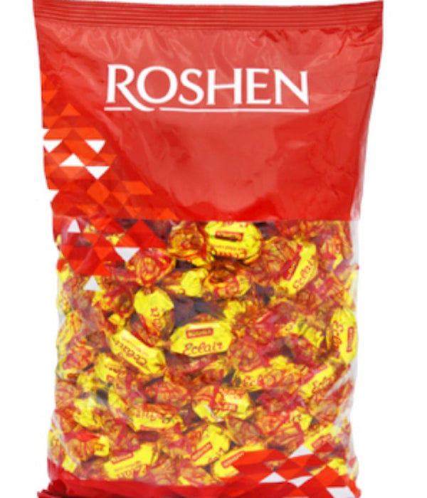 Soft Caramel Candy with Chocolate Eclair Filling  - Roshen