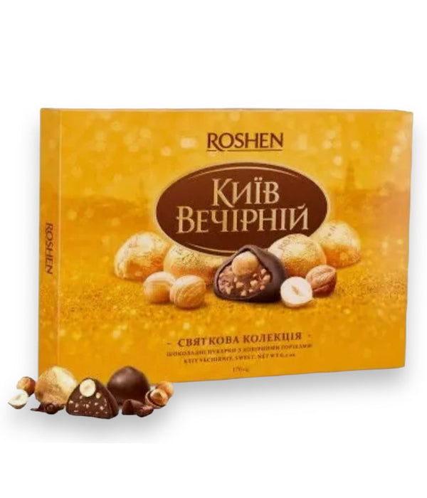Hazelnut Chocolate Truffles Kiev Vecherny- Roshen - 176g