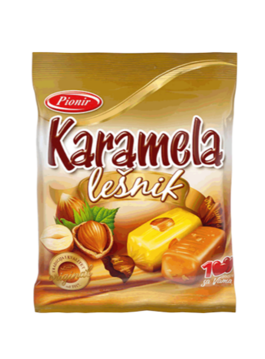 Hazelnut Karamela Toffee - Pionir - 100g
