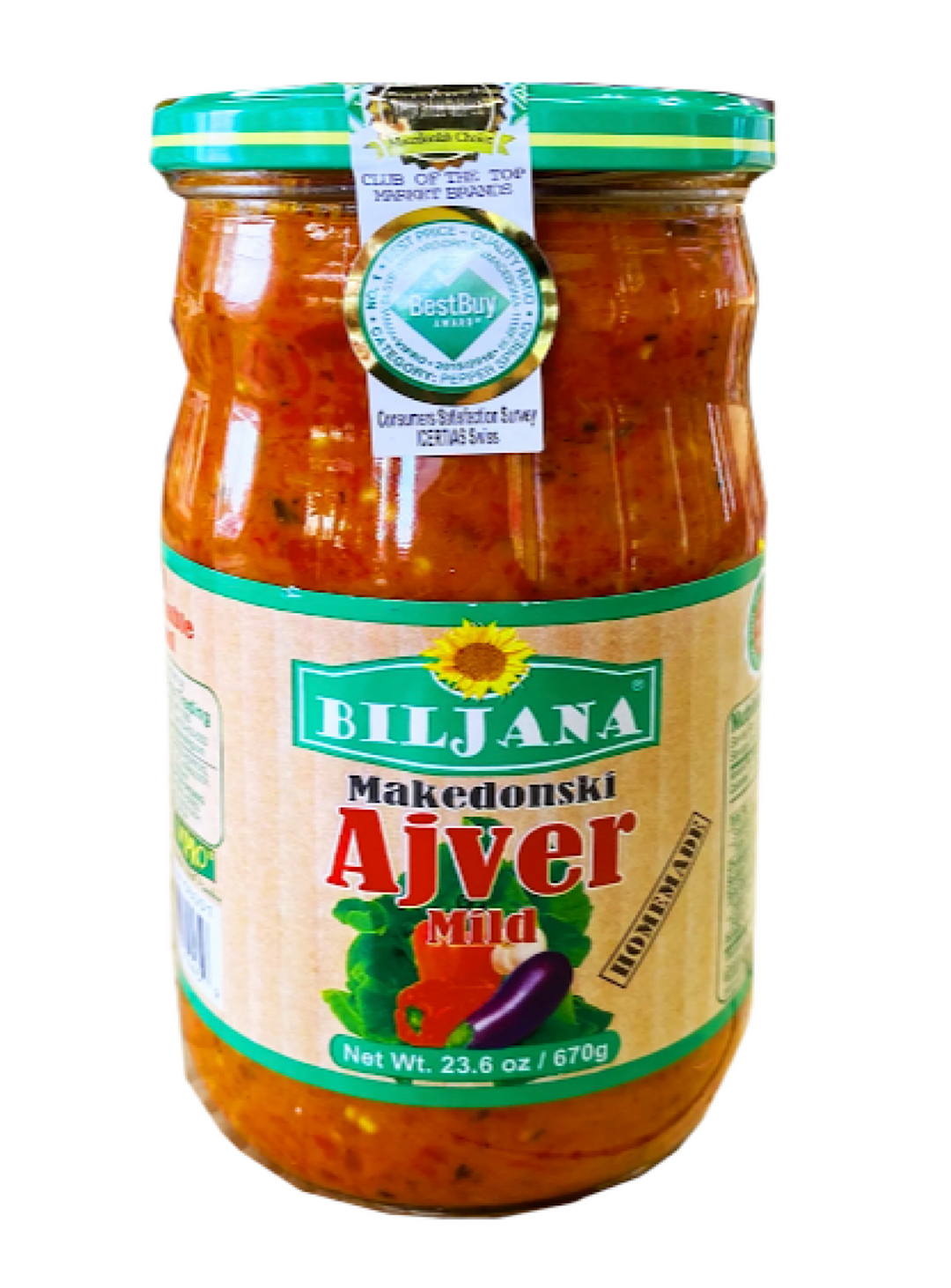 Mild Ajvar - Biljana - 670g