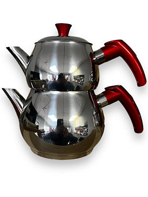 Medium Tea Pot Silver - Paratiam