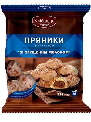 Honey Cookies with Condensed Milk Filling - Hlebodar - 250g