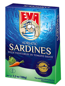 Sardines Vegetable Sauce - Eva - 100g