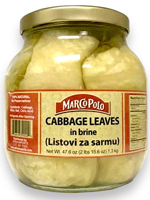 Pickled Cabbage Leaves - Marco Polo - 47.6 oz
