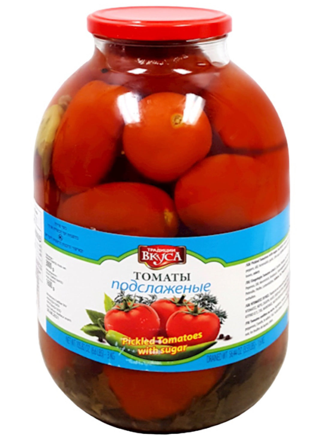 Kosher Sweet Tomatoes Pickled - Tradicll Vkusa - 3.2L