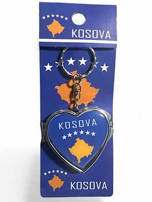 Kosovo Heart locket - Key Chain