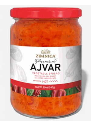 Ajvar Vegetable Spread Hot - Zimmica - 540g