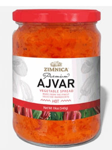 Ajvar Vegetable Spread Hot - Zimmica - 540g
