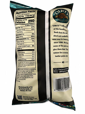Cracked Pepper And Sea Salt Potato Chips -Zapp’s - 2oz