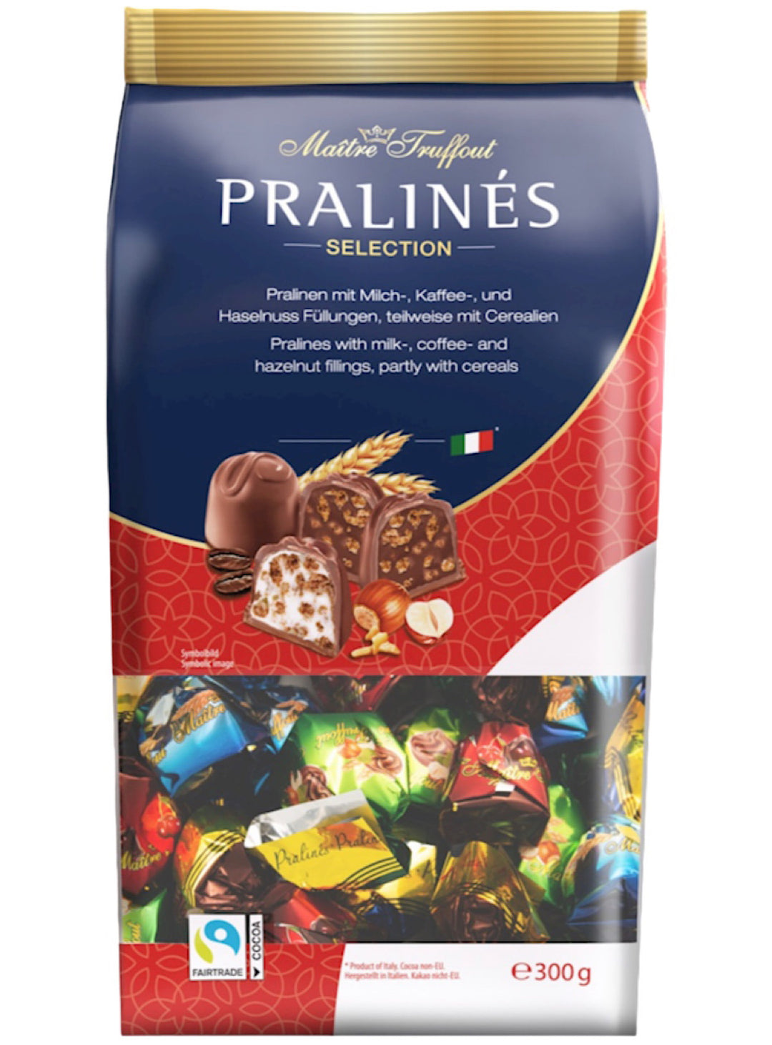 Assorted Pralines Chocolate Candy - Matre Truffout - 300g