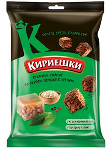 Meat Jelly and Horseradish Kirieshki Bread Crisps - Kdv - 100g