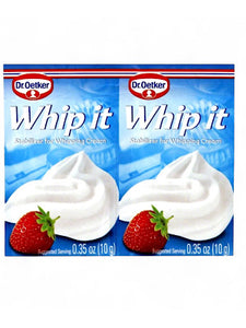 Whip it Stabilizer for Whipping Cream - Dr Oetker - 2 Pks 20g