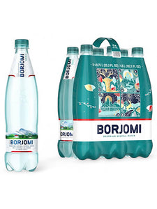 Carbonated Mineral Water - Borjomi - 750ML (6 Case Pack)