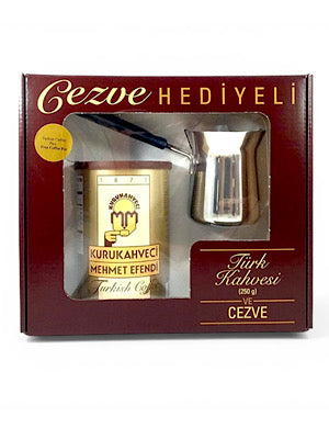 Turkish Coffee with pot - Mehmet Efendi - 8.8 oz