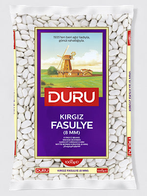 White Beans Kirgiz Fasulye - Duru - 1Kg
