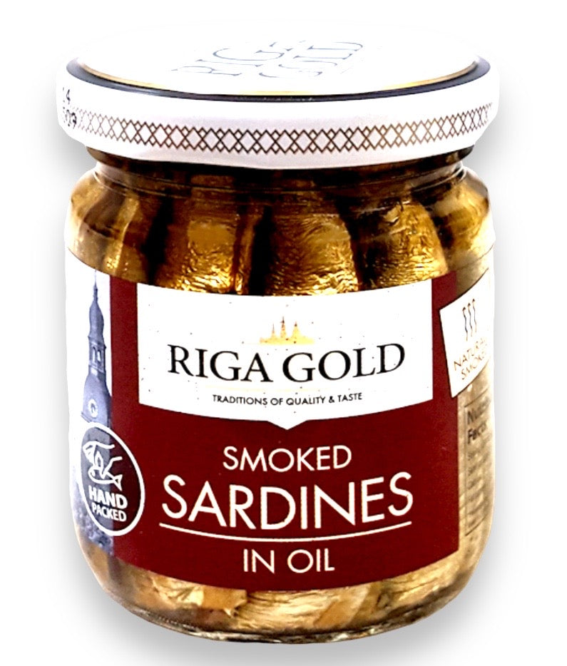 Smoked Sardines in Oil - Riga Gold - 100g