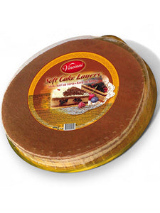 Vincinni Round Soft Cake Layers Chocolate 400g