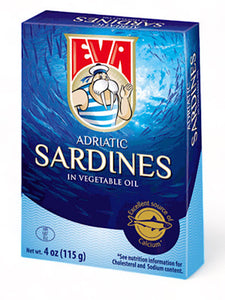 Sardines Vegetable Oil - Eva - 115g