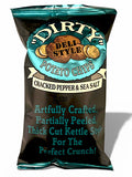Cracked Pepper And Sea Salt Potato Chips -Zapp’s - 2oz
