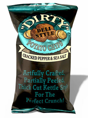 Cracked Pepper And Sea Salt Potato Chips -Zapp’s - 2oz