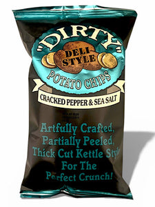 Cracked Pepper And Sea Salt Potato Chips -Zapp’s - 2oz