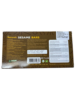 Sesame Bars - Natures - 96g