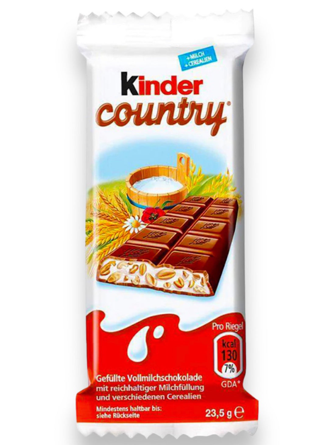 kinder Country Chocolate Bar - Ferro - 23.5 g