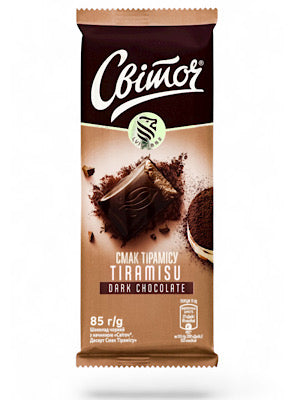 Tiramisu filled Chocolate Bar - Svitoch - 90g