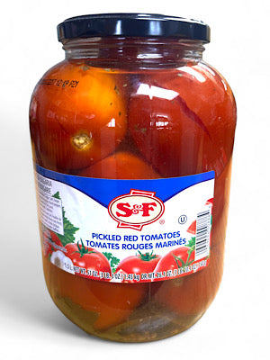 Pickled Red Tomatoes - S and F - 3Lb 3 oz