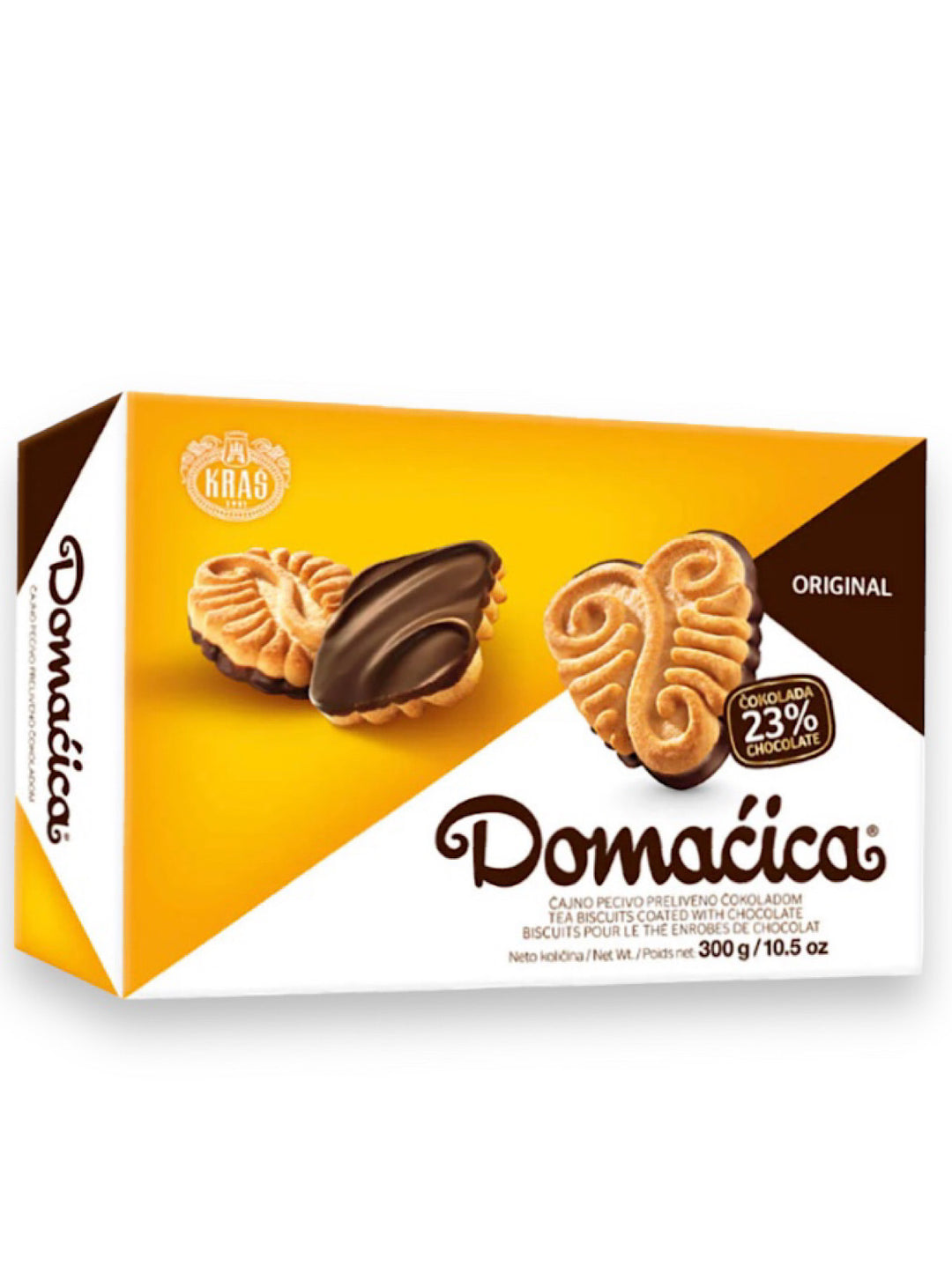 Chocolate Covered Tea Biscuits Domacica- Kras - 300g