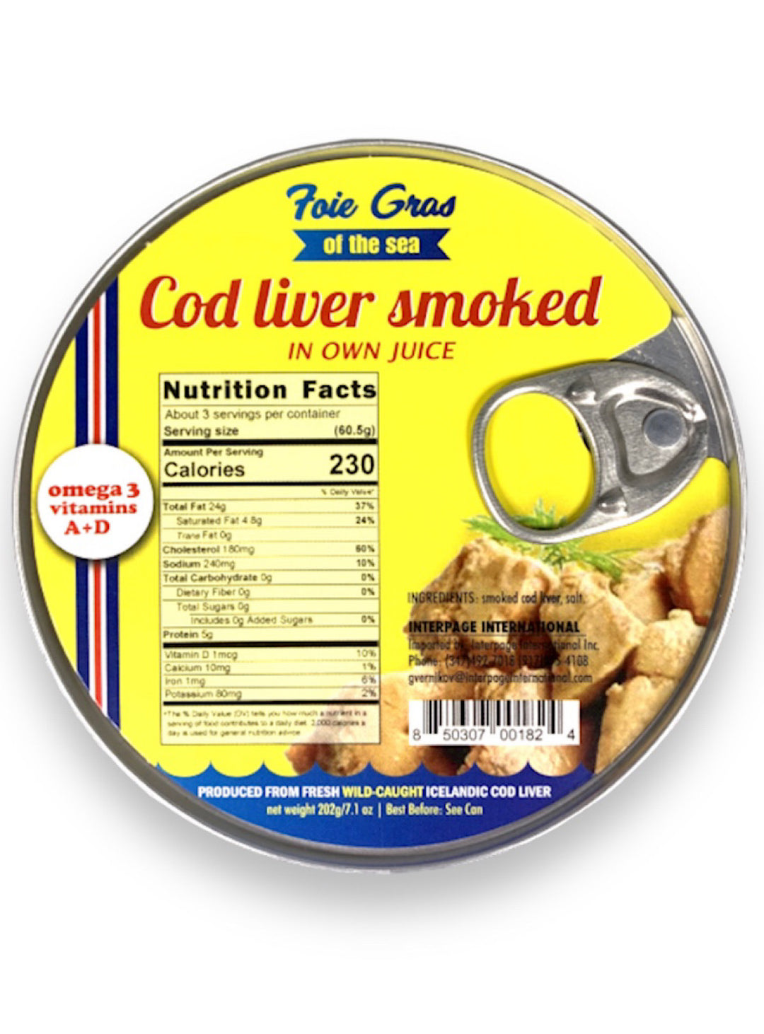 Smoked Cod Liver - Foie Gras - 202g
