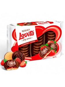 Strawberry Lovita Jelly Cookies - Roshen - 420g