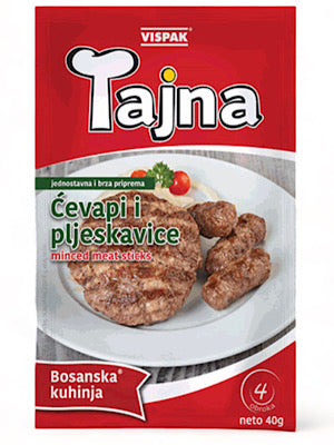 Vispak Tajna Cevapi & Pljeskavice 40g