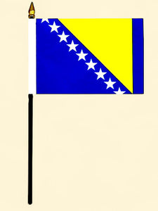 Bosnia and Herzegovina Table Flag 4'' x 6''