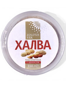 Halva Sunflower with Peanuts - Zolotoy Vek - 550g